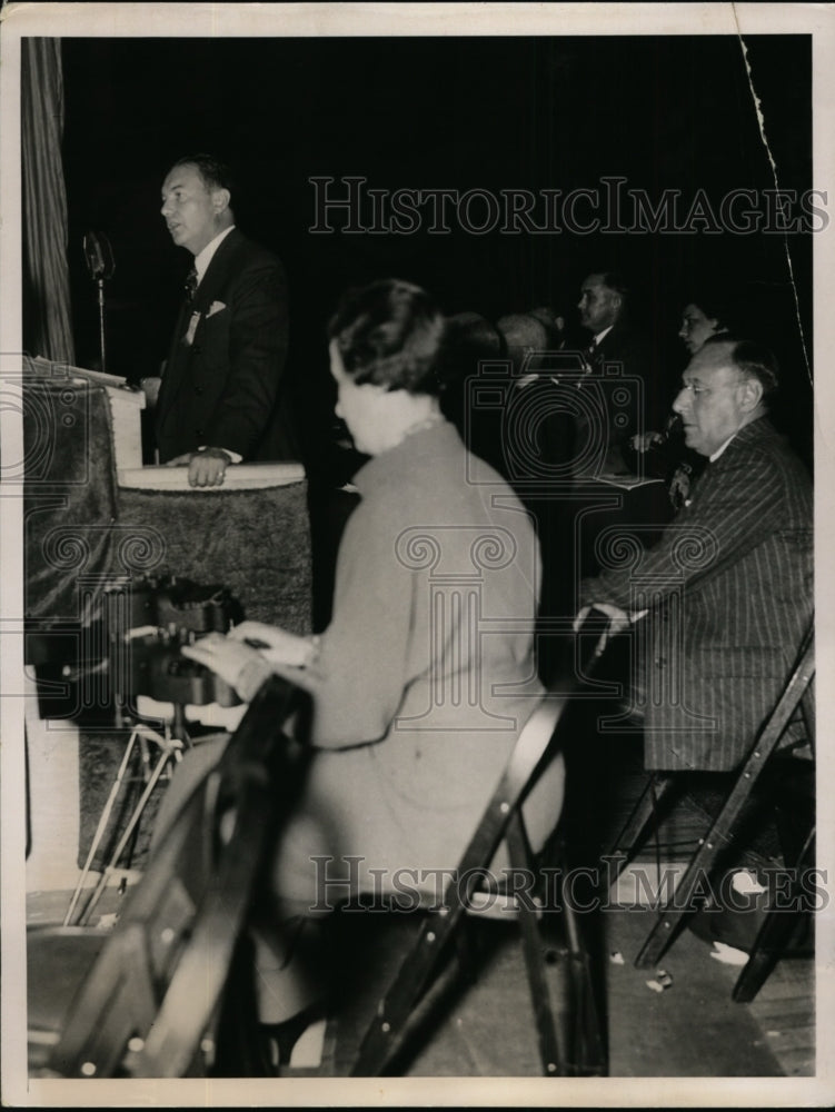 1936 Press Photo US Asst Attorney General Robert Jackson in Washington DC