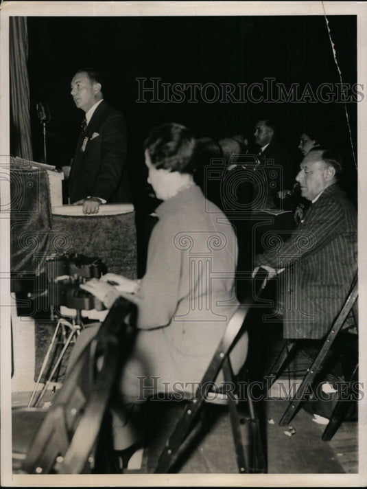 1936 Press Photo US Asst Attorney General Robert Jackson in Washington DC