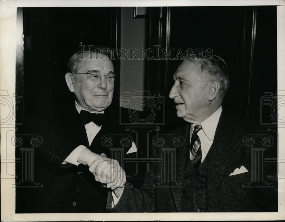 1945 Press Photo Senators Kenneth McKellar & Walter George Celebrate Birthdays