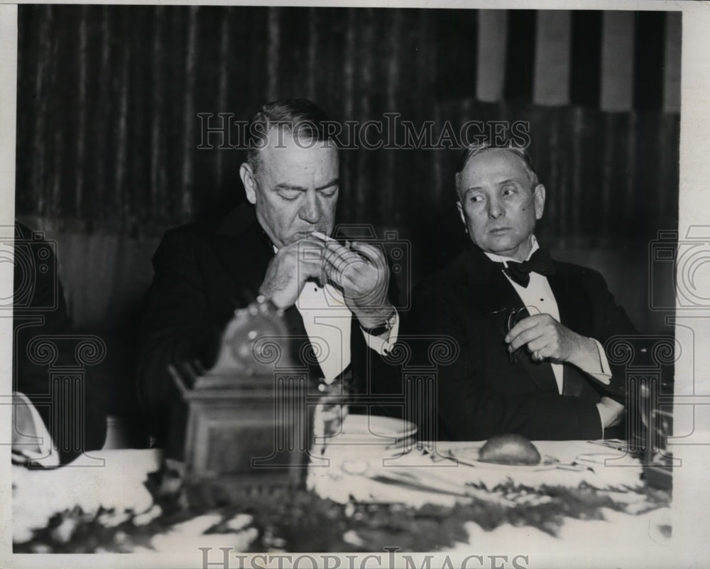 1933 Press Photo General Johnson Addresses National Assc of Manufacturers