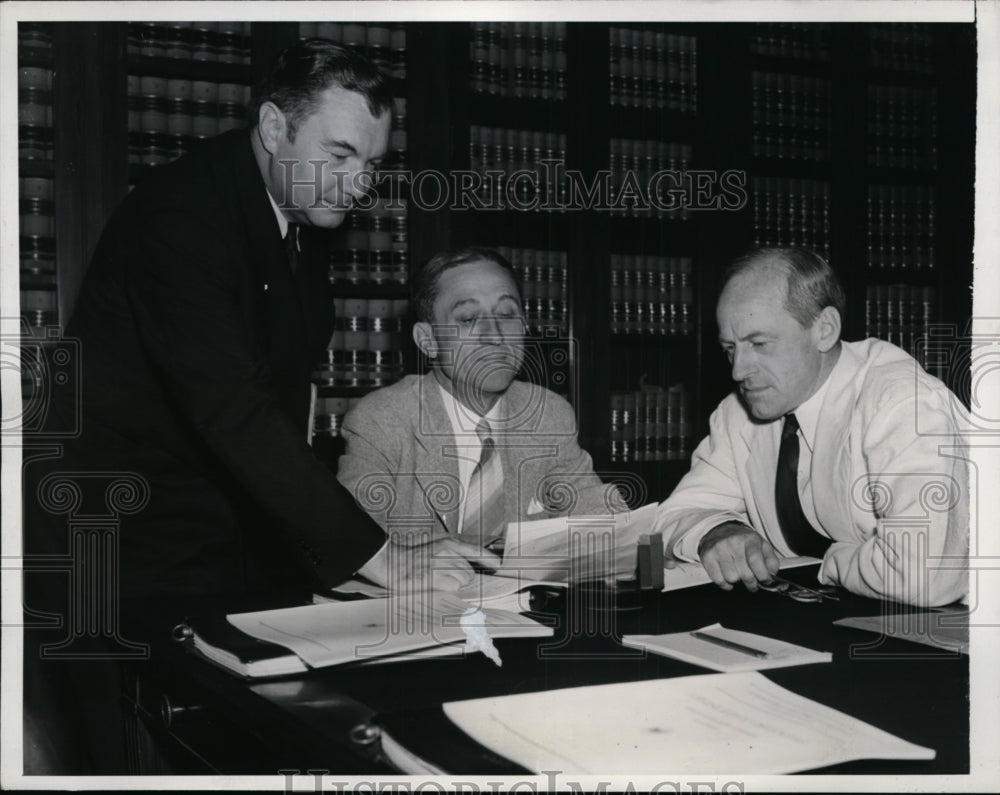 1941 Press Photo Millard Tydings Testifies in Senate Judiciary Subcommittee