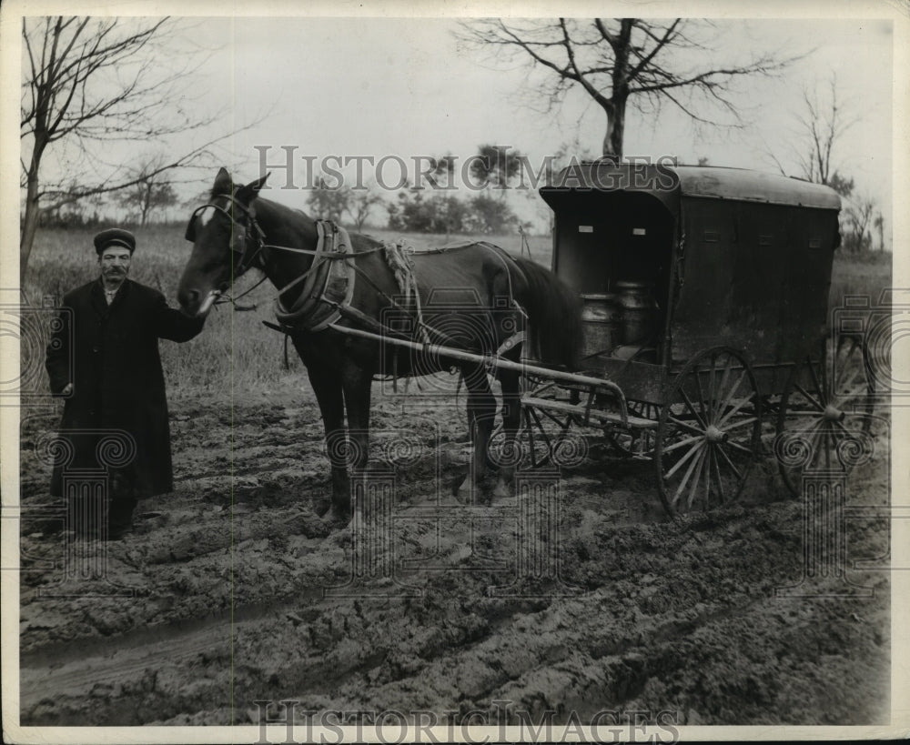 Press Photo Old fashioned rural milk transport - nera12520- Historic Images