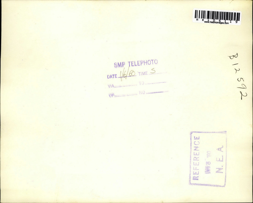 1960 Press Photo Max Marlot, Mary Lind at slalom practice in Aspen Colorado