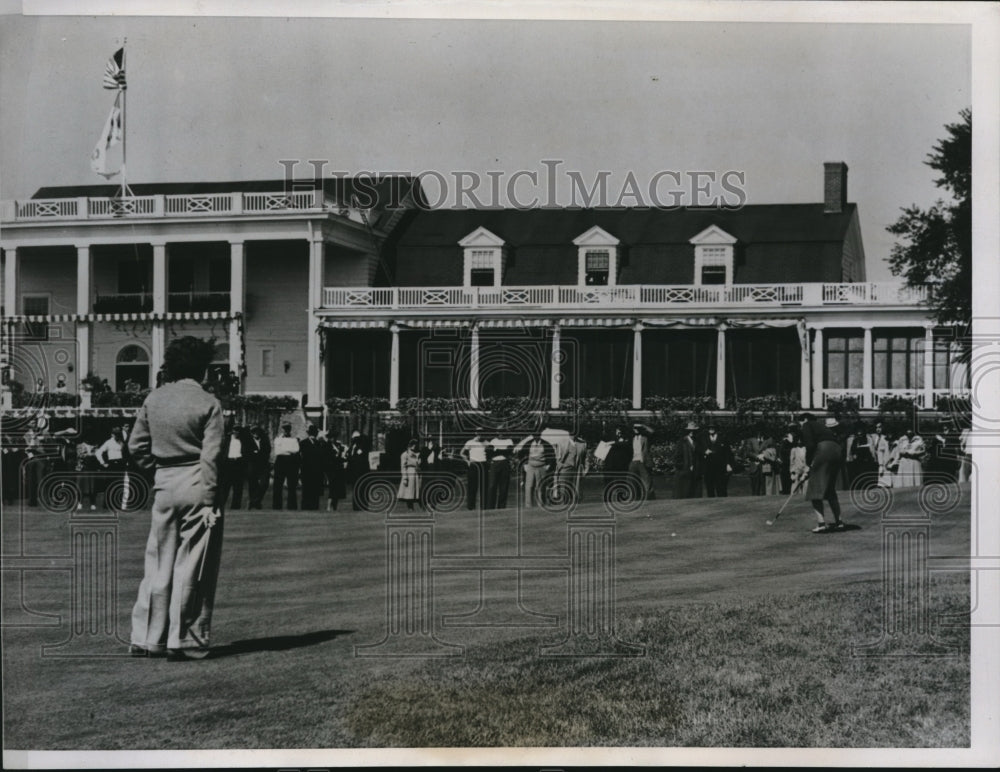 1938 Press Photo Women&#39;s National Golf Championship at Mestmoreland Coutry Club- Historic Images