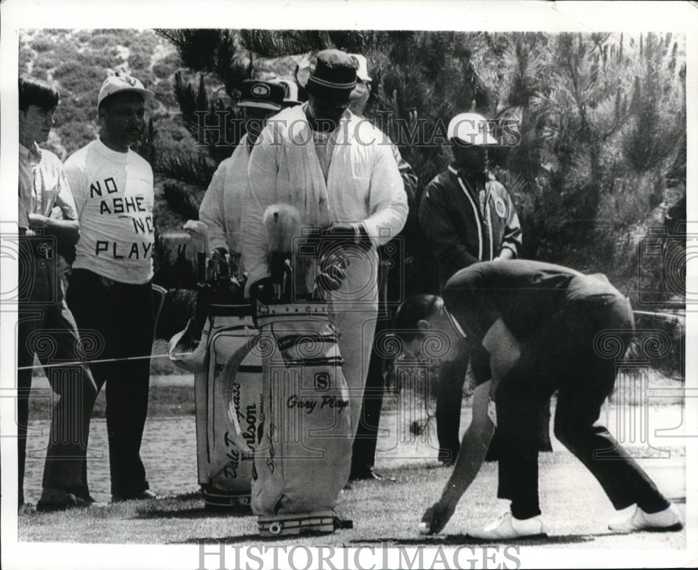 1970 Press Photo Rancho La Costa Calif Gary Player in Tourny of Champions- Historic Images