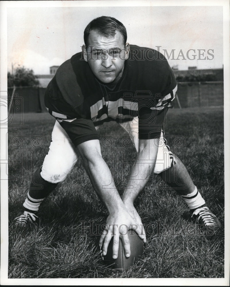 1966 Press Photo Chuck Killian center for U of Minn football - nes25555- Historic Images