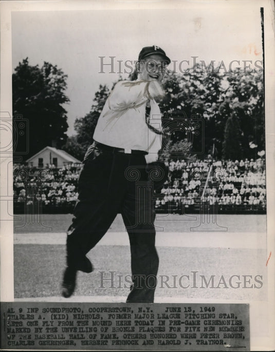 1949 Press Photo Charles A Kid Nichols former major league pitcher - nes25875- Historic Images
