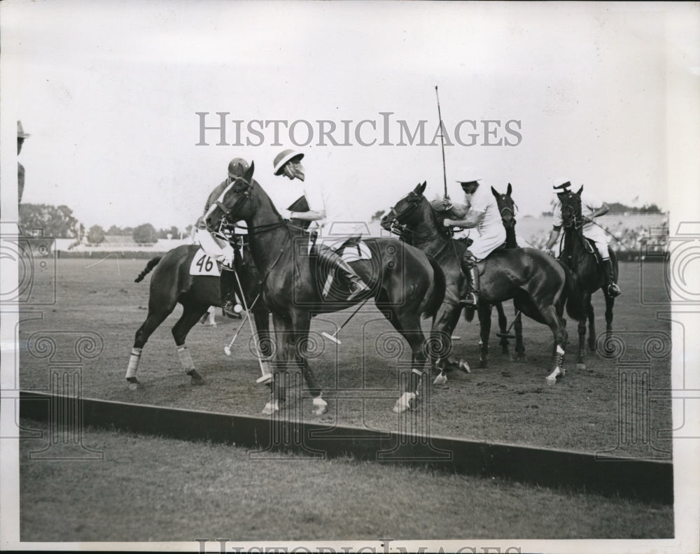 1935 Press Photo Capt HC Walford of British vs US Polo - nes26517- Historic Images