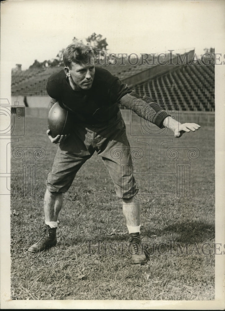 1930 Press Photo Richard L Vogt Princeton football HB - nes26823- Historic Images