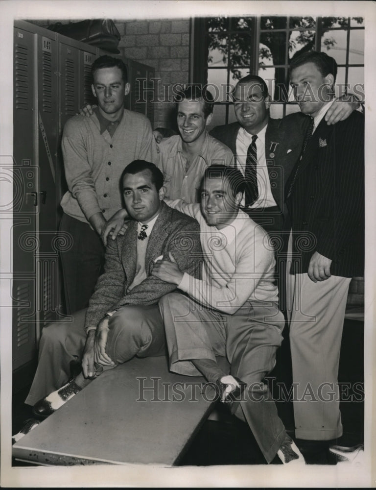 1940 Press Photo Amateur golfers J Burke, R Chapman, J Sweetser - nes26981- Historic Images