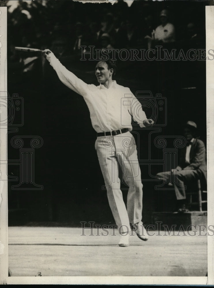 1929 Press Photo Mexico City John Hennessey in Davis Cup tennis - nes27044- Historic Images