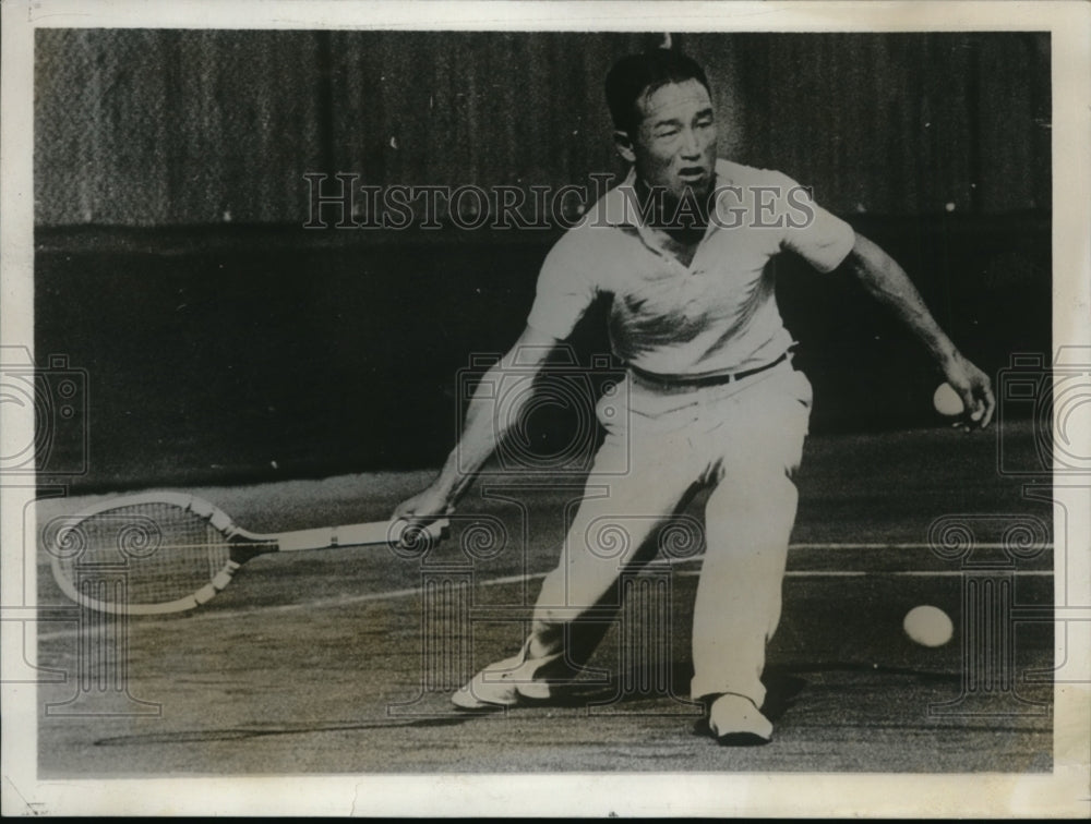 1931 Press Photo Davis Cup tennis Japan&#39;s J Sotoh - nes27437- Historic Images