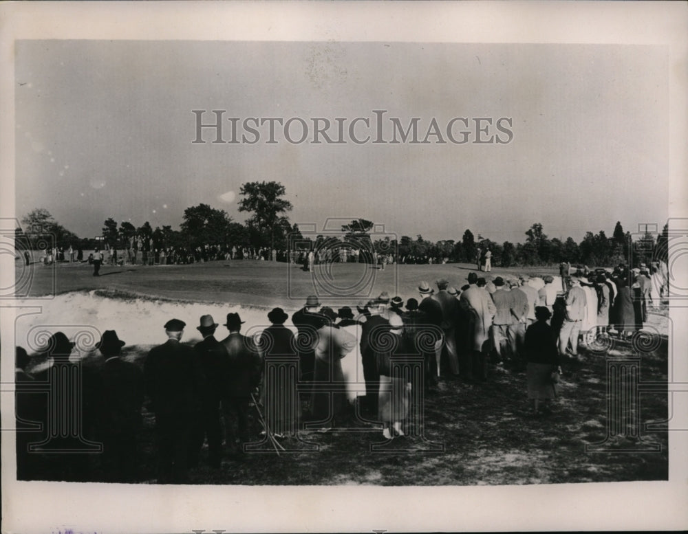 1936 Press Photo Craig Wood Tony Manero at Pinehurst NC Natl Open golf- Historic Images
