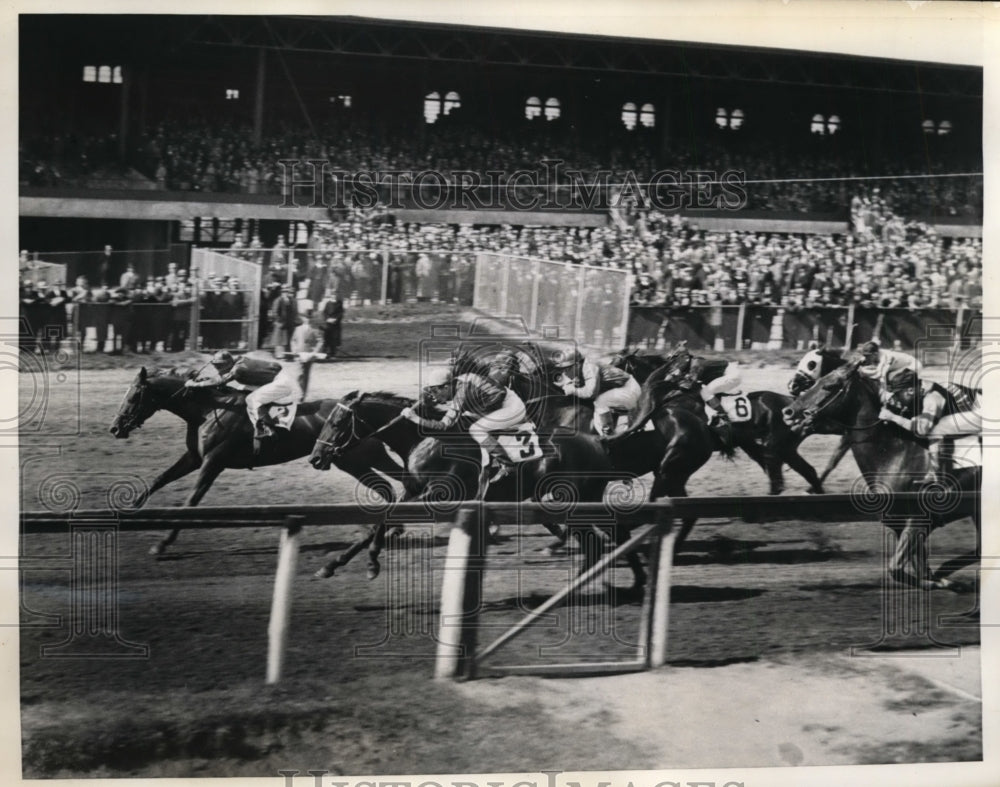 1937 Press Photo Jamaica track NY Veiled Lady winner - nes27598- Historic Images