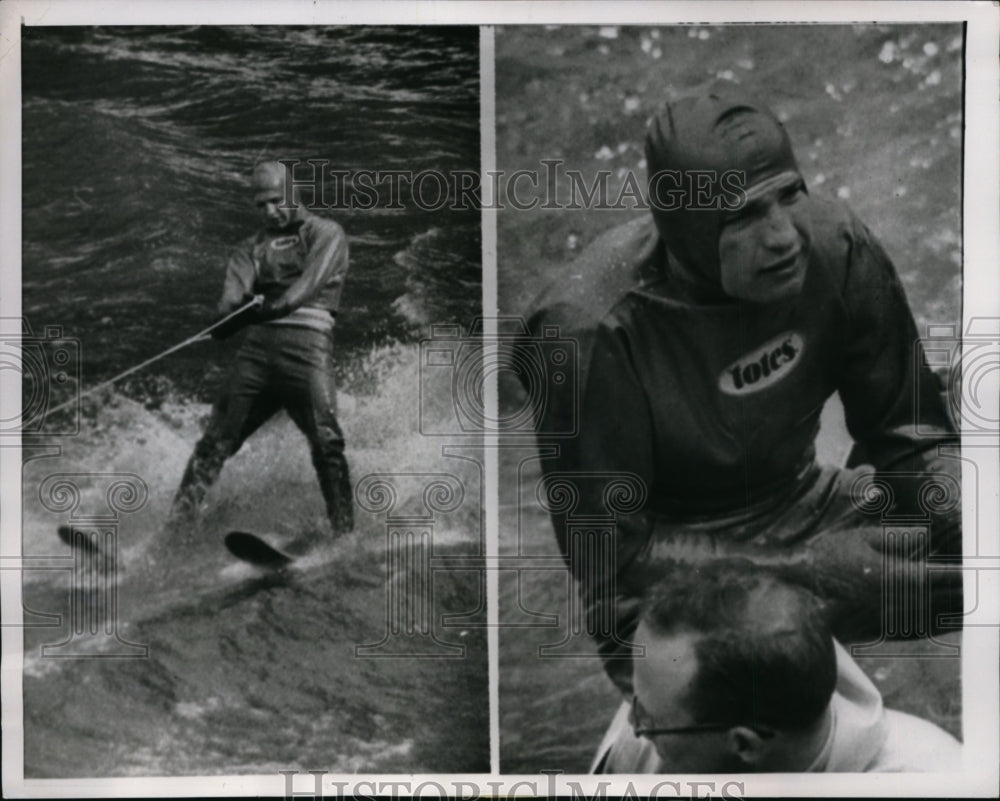 1959 Press Photo Chicago Buster macGalla waterski champ - nes27686- Historic Images