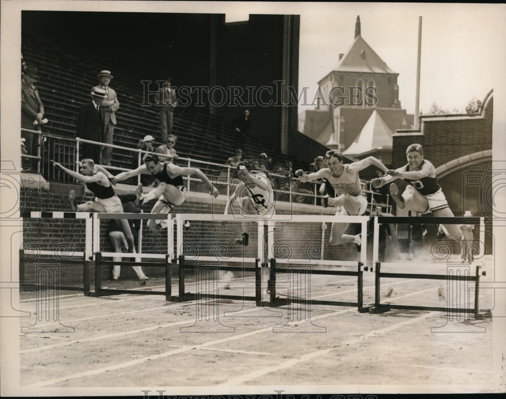 1936 Press Photo ICAAAA meet in Phila. Wm Ladendorf, M Greene,GA Godley, Donovan- Historic Images