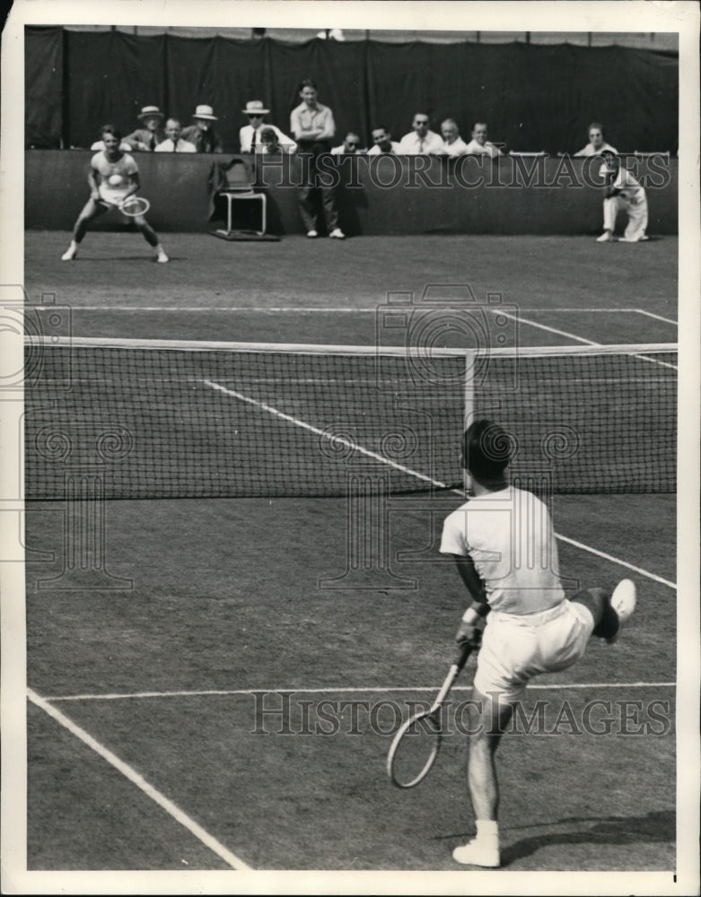 1941 Press Photo Rye NY Wayne Sabin vs Bryan Bitty Grant Jr - nes28467- Historic Images