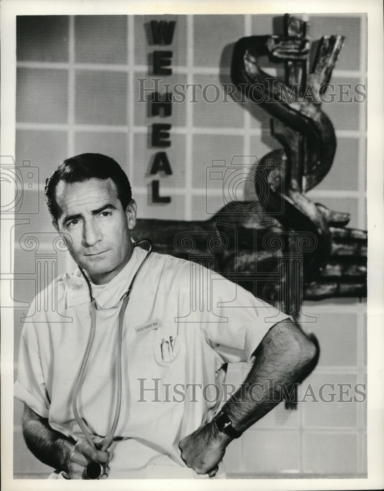 1963 Press Photo John Beradino stars in General Hospital - nes28539- Historic Images