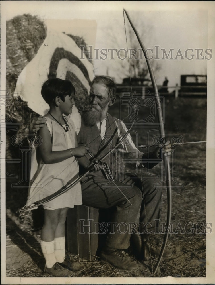 1926 Press Photo LA Calif Archery club JO McGenily &amp; Muriel Palma - nes28799- Historic Images