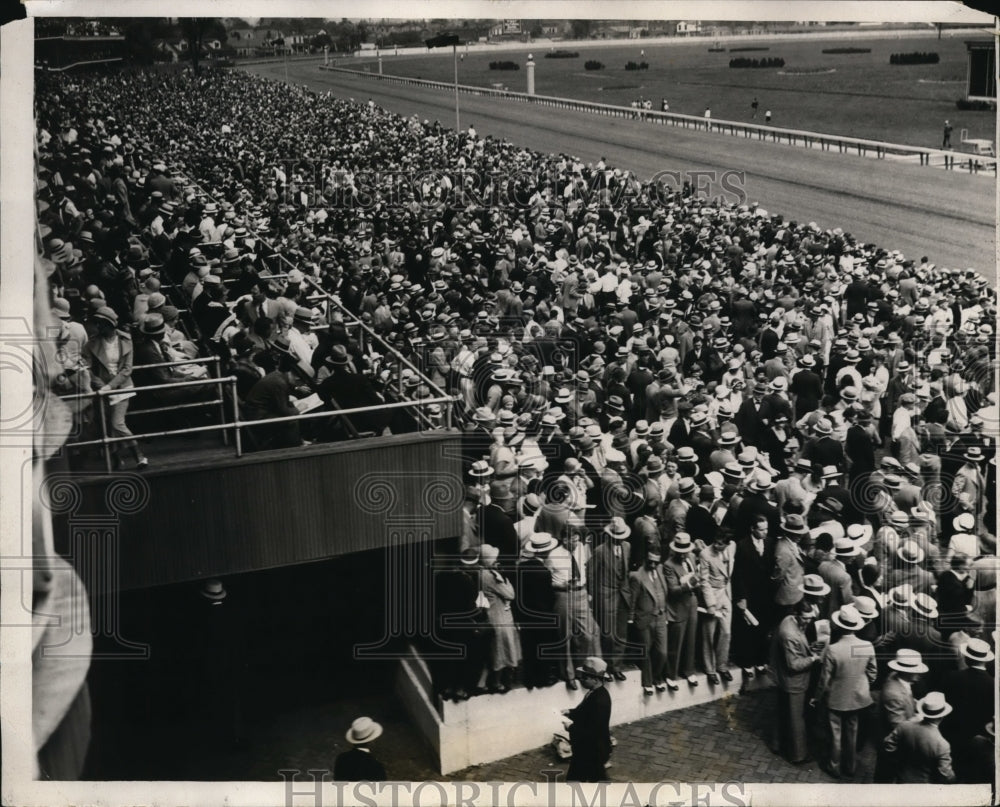 1932 Press Photo Crowds at Churchill Downs for 58th Kentucky Derby - nes29472- Historic Images