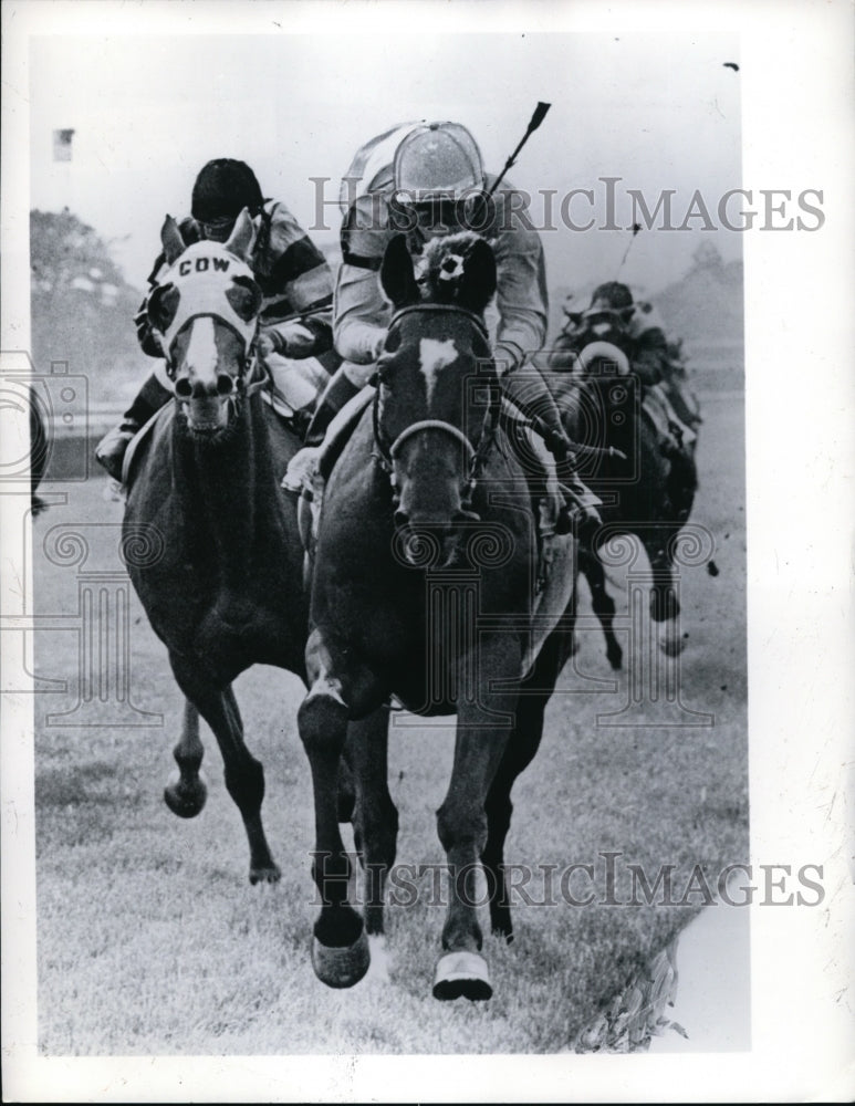 1962 Press Photo Johnny Rotz on Shield Bearer wins Tarrytown race - nes29756- Historic Images