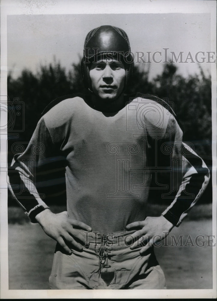 1938 Press Photo NYC Frank Stulgalitis Columbia U football captain - nes29828- Historic Images