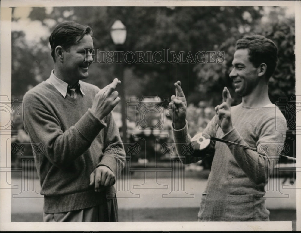 1940 Press Photo Hershey Pa Byron Nelson, Eddie Kirk 23rd National PGA- Historic Images