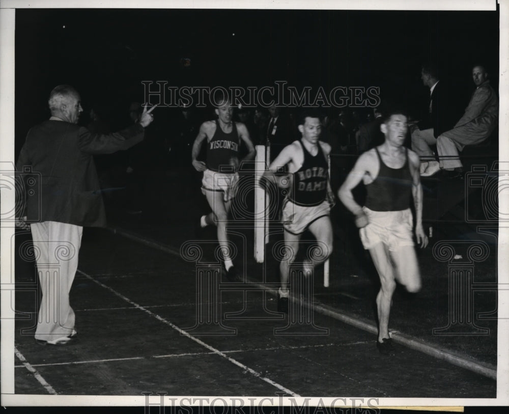 1940 Press Photo La Calif Finnish Relief track meet Taisto Maki, Greg RiceWalter- Historic Images