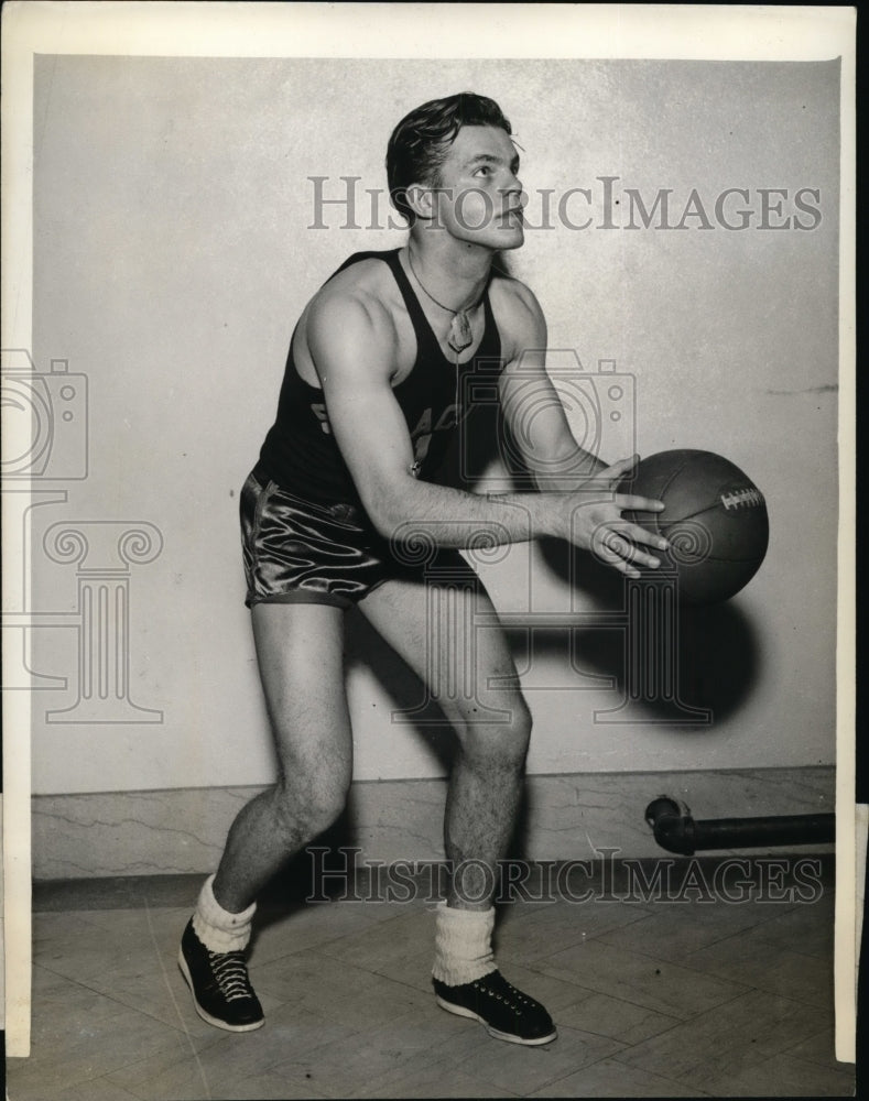 1937 Press Photo Syracuse junior Robert Stewart - nes31250- Historic Images