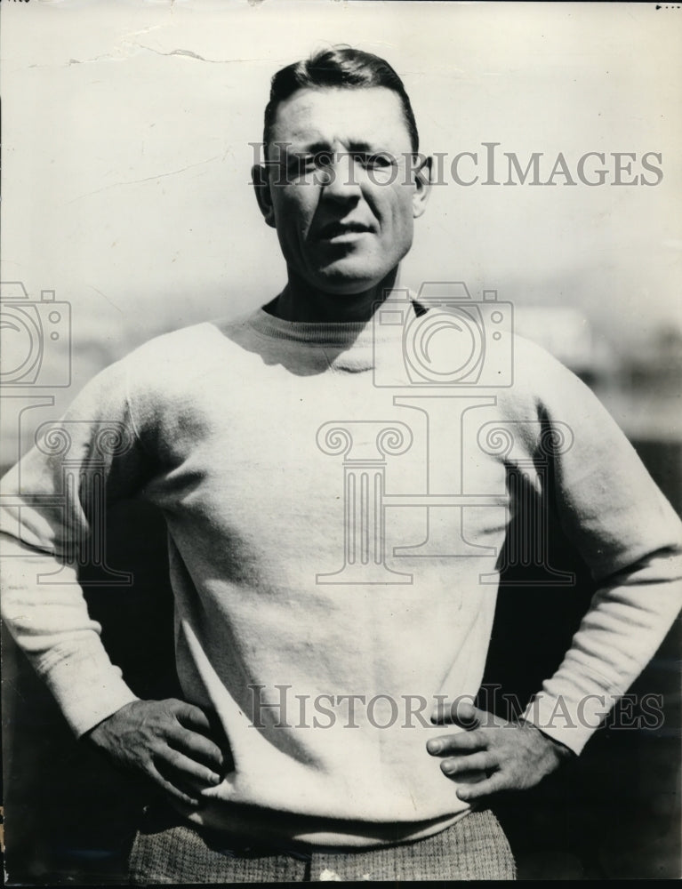 1935 Press Photo Coach Ike J Armstrong of University of Utah football- Historic Images