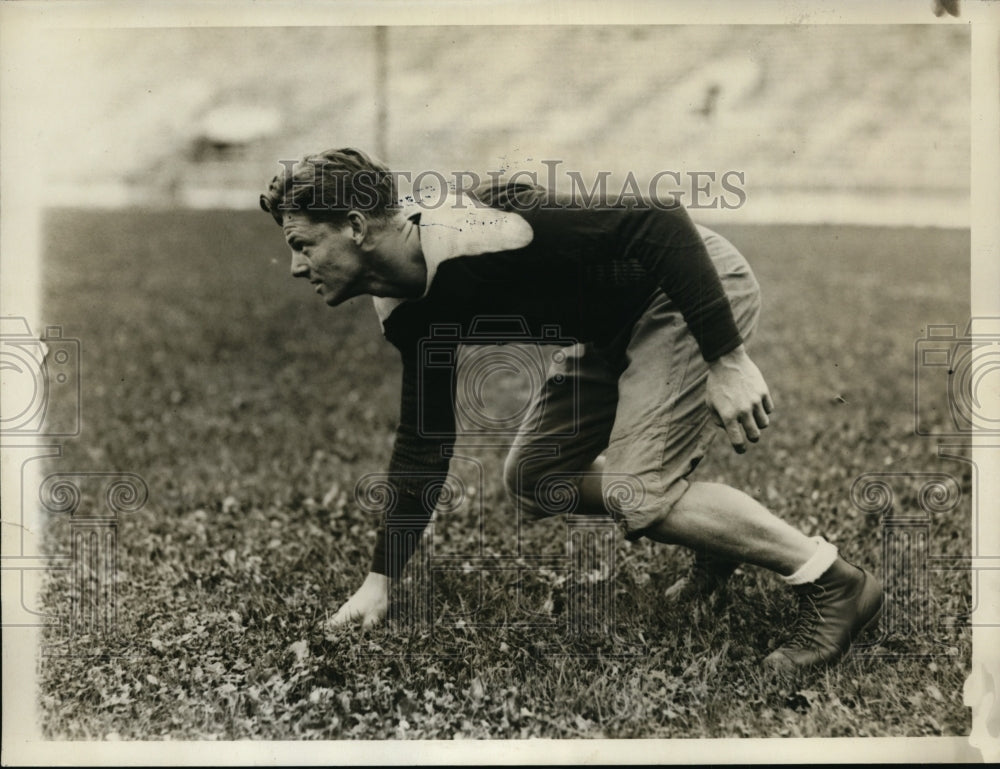 1930 Press Photo Dartmouth halfback BWC Shep Wolff - nes32201- Historic Images