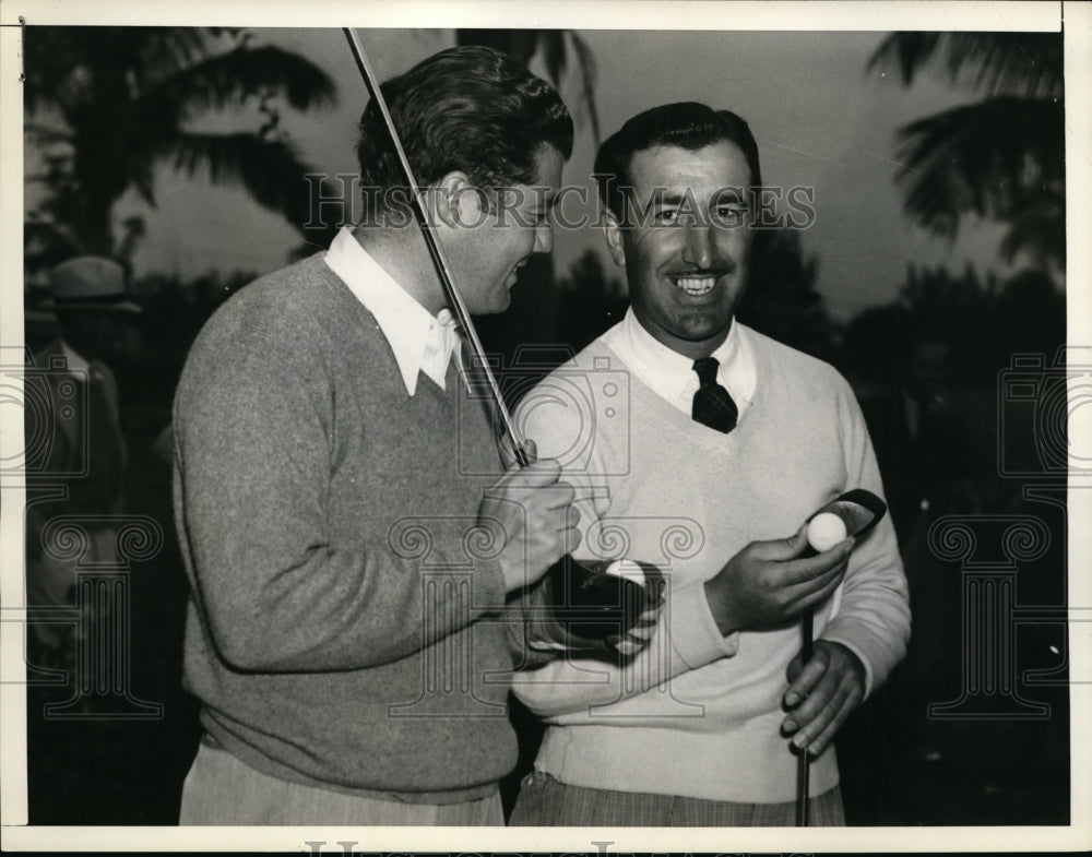 1937 Press Photo National Open Champion Tony Manero &amp; partner Lawson Little- Historic Images