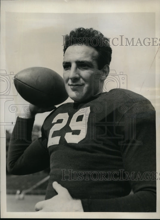 1941 Press Photo Boston Mass Al morro Boston College tackle - nes33074