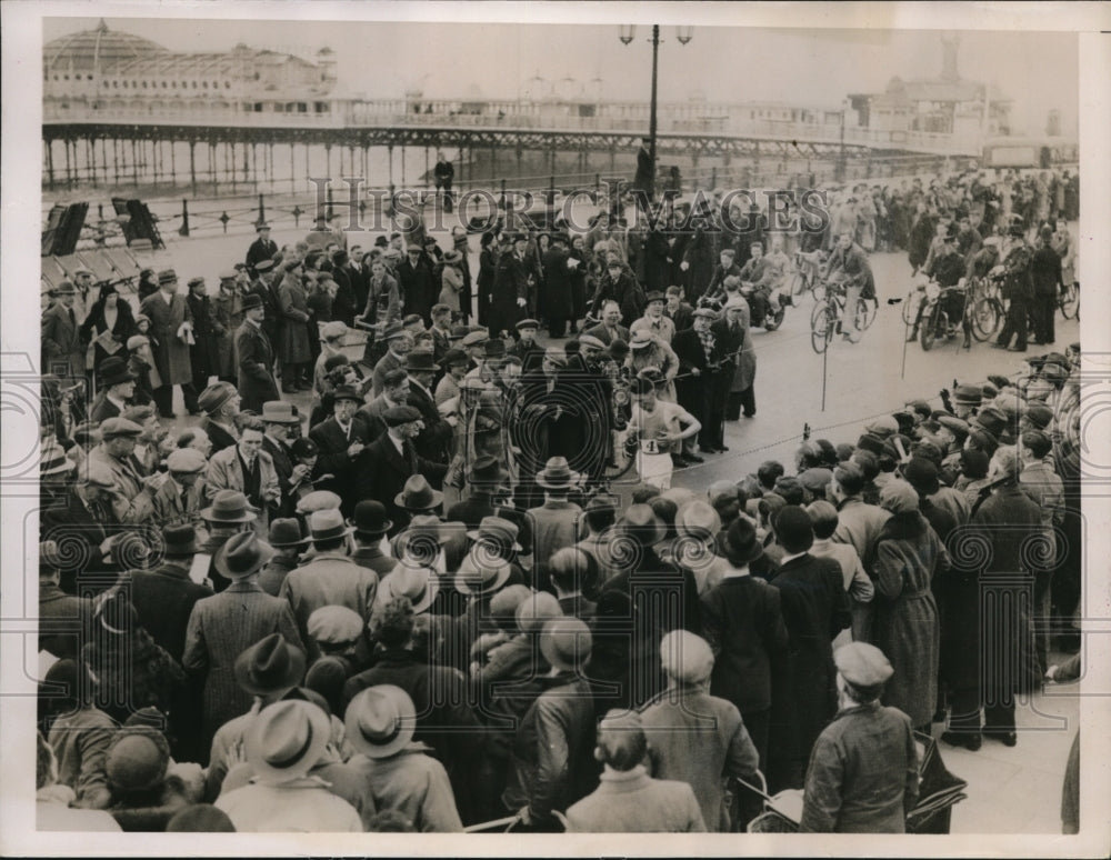 1936 Press Photo Belgrave Harriers wins London-Brighton relay race for 3rd time- Historic Images