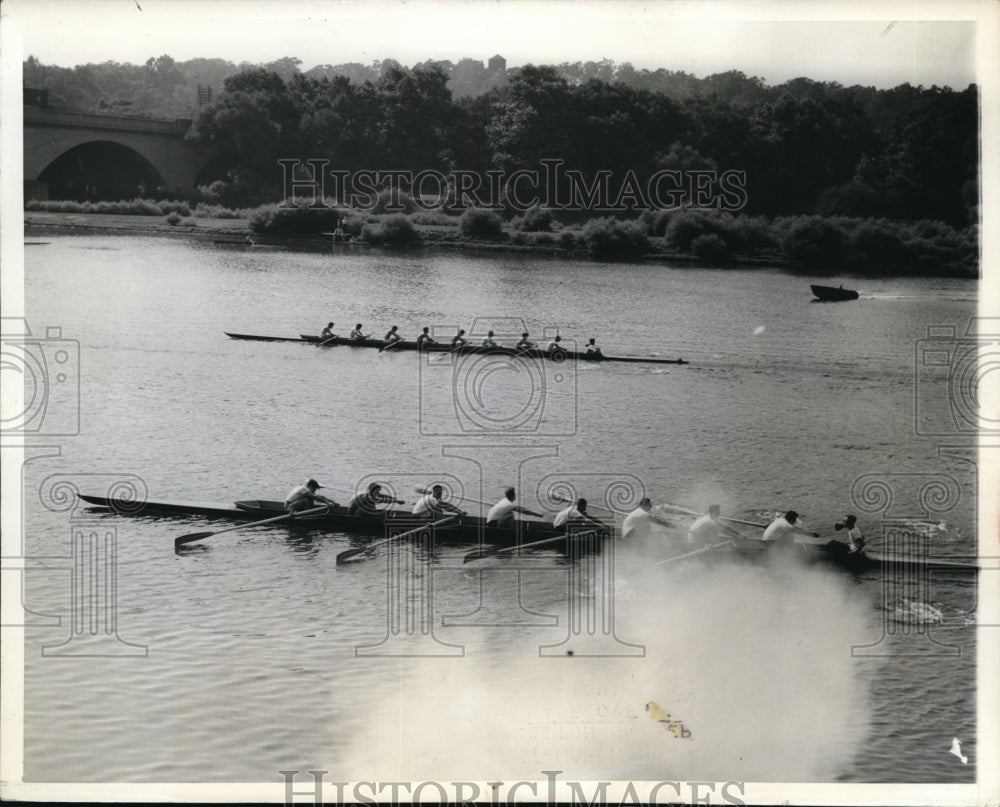 1942 Press Photo Princeton University takes 2nd place over Fairmount - nes33816- Historic Images