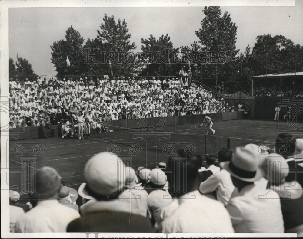 1932 Press Photo Karel Kozeluh wins Professional Tennis Championship - nes33841- Historic Images