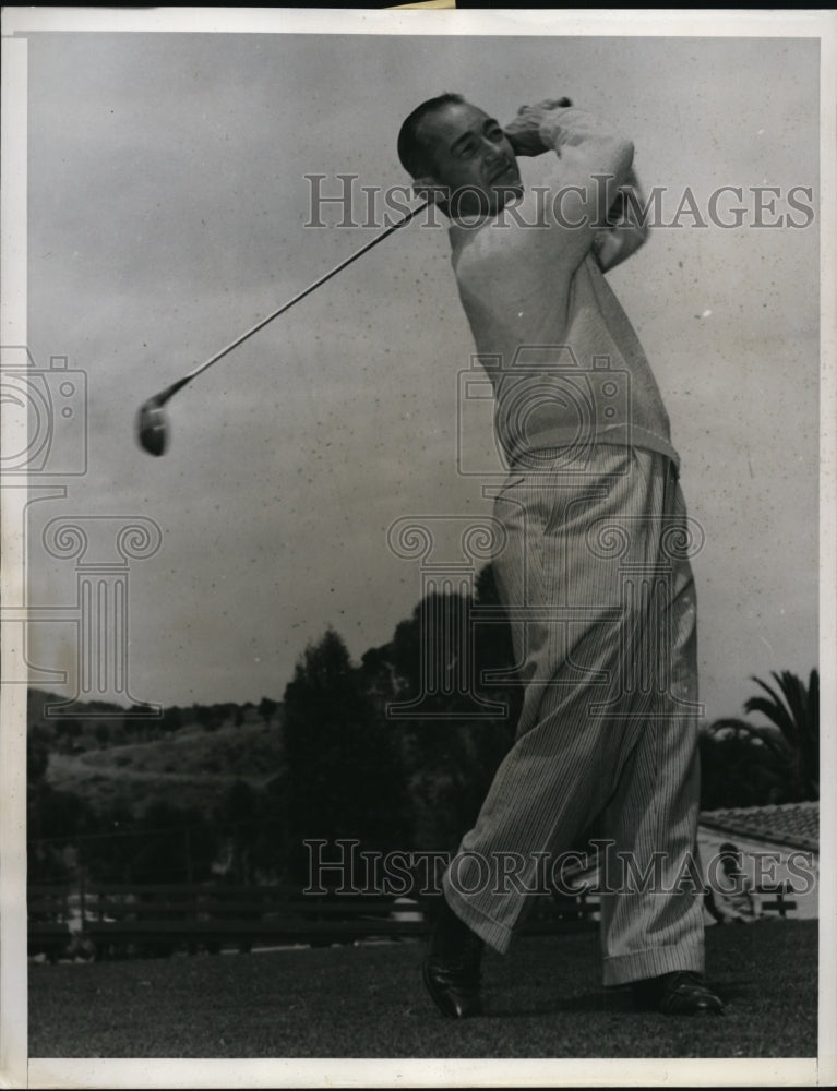 1940 Press Photo Avalon Santa Catalina Calif Chuck Ward in B Jones Tournament- Historic Images