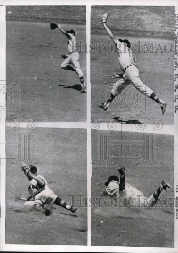 1961 Press Photo All Star baseball 2nd baseman Johnny Temple of AL vs the NL- Historic Images