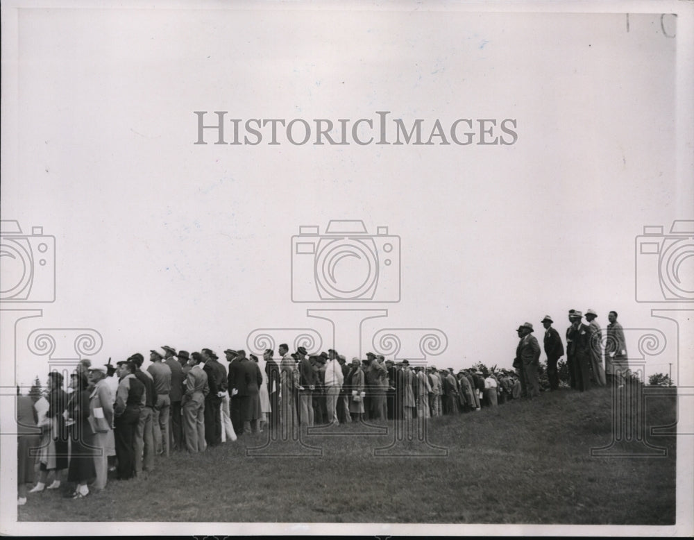 1937 Press Photo Gallery follows National Open Golf Championship in Mich- Historic Images