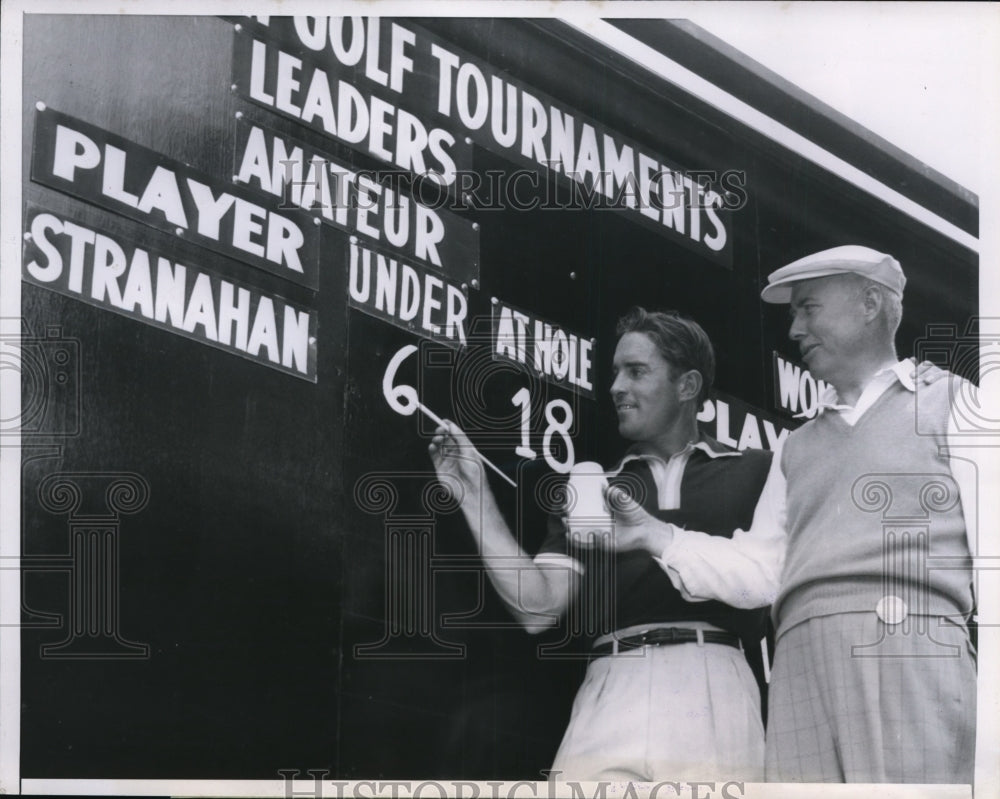 1951 Press Photo Frank Stranahan amateur in Manis All American Golf - nes34972- Historic Images