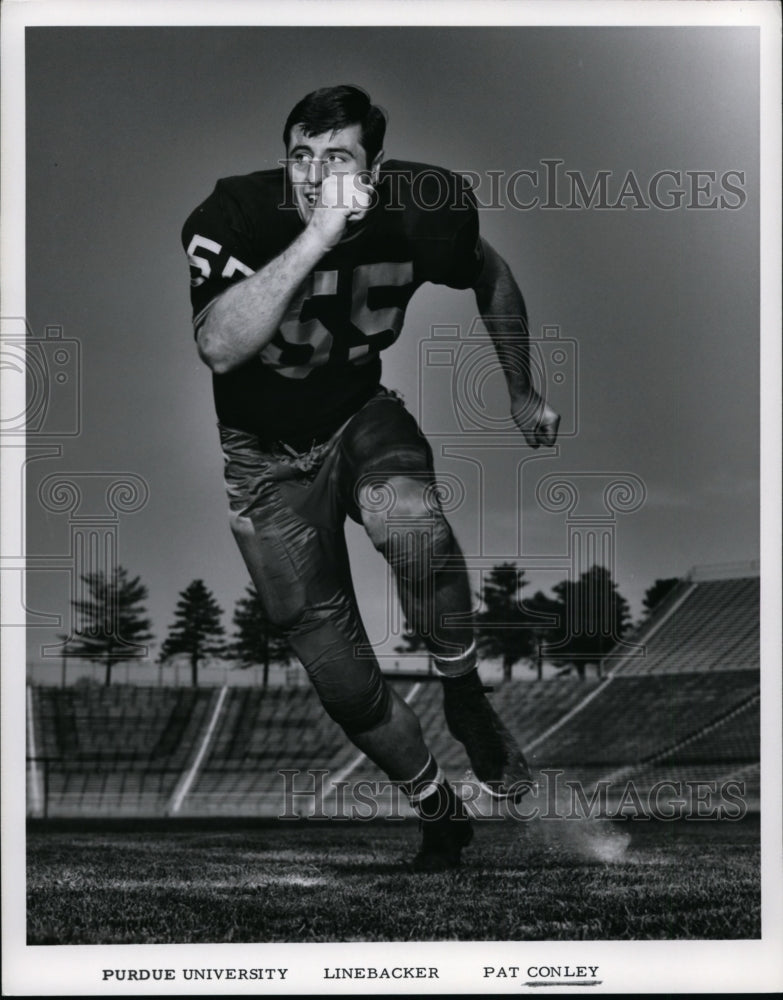 1966 Press Photo Purdue University linebacker Pat Conley - nes35965- Historic Images