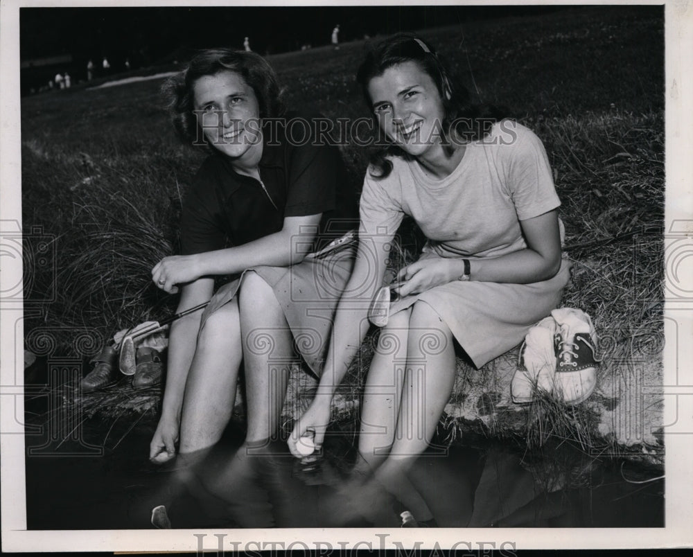 1947 Press Photo Womens Wester Amateur Golf Mary - nes36943- Historic Images