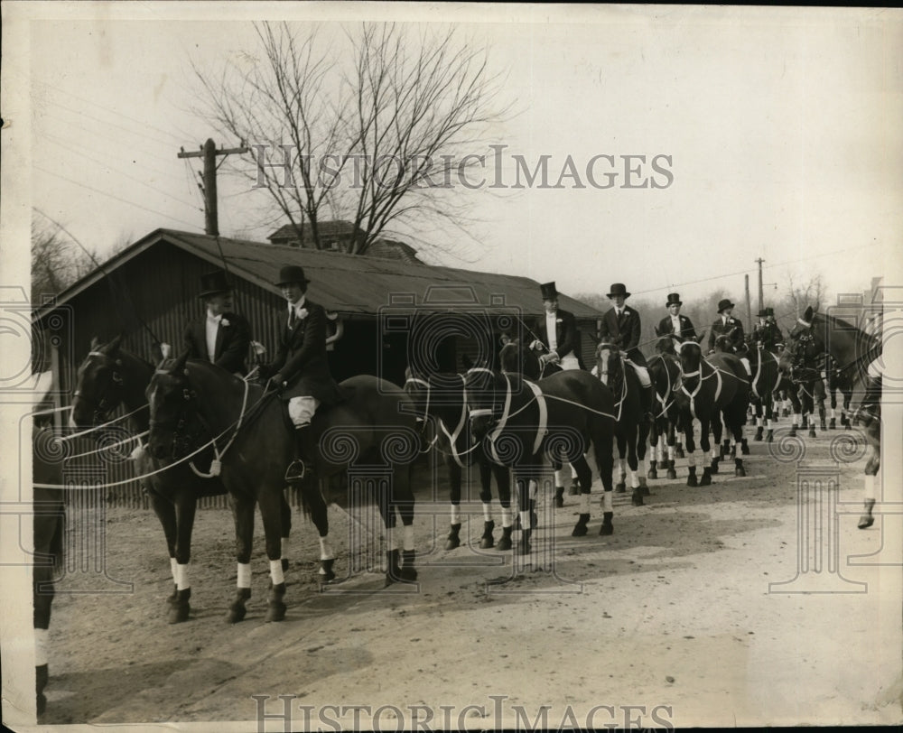 1930 Press Photo Society horseshow at Fort Myer Rosslyn California - nes39142- Historic Images