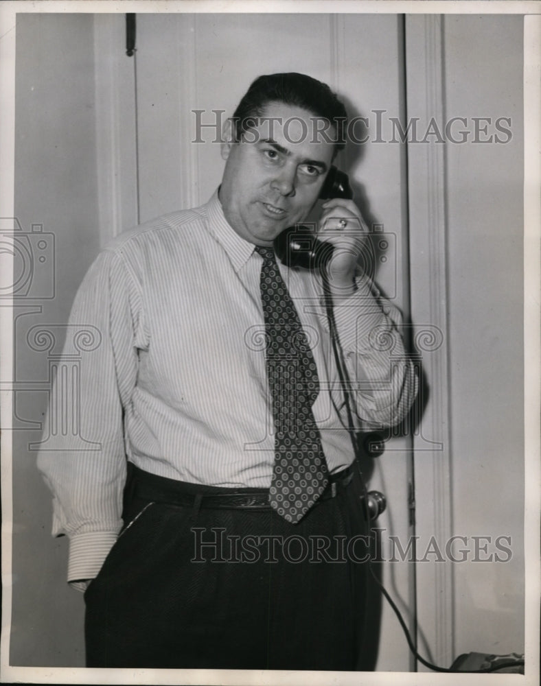 1946 Press Photo Roy Hamey President of American Baseball Association- Historic Images