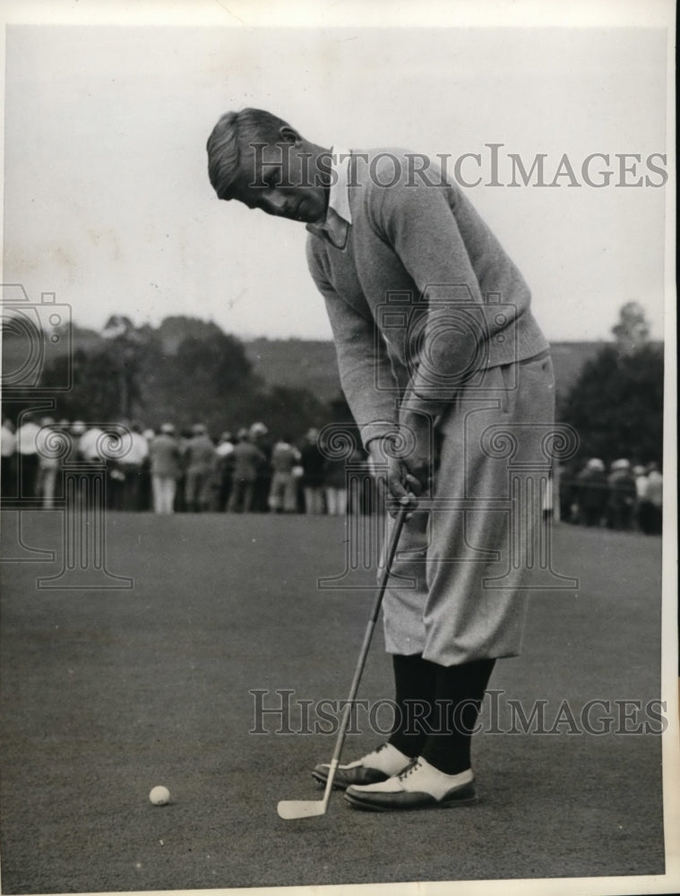 1932 Press Photo Charles Seaver in US Amateur Golf Championship in MD- Historic Images