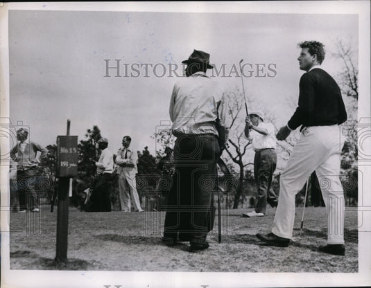 1938 Press Photo Bobby Cruickshank, Tom Tailer, Tom Armour North & South Open- Historic Images