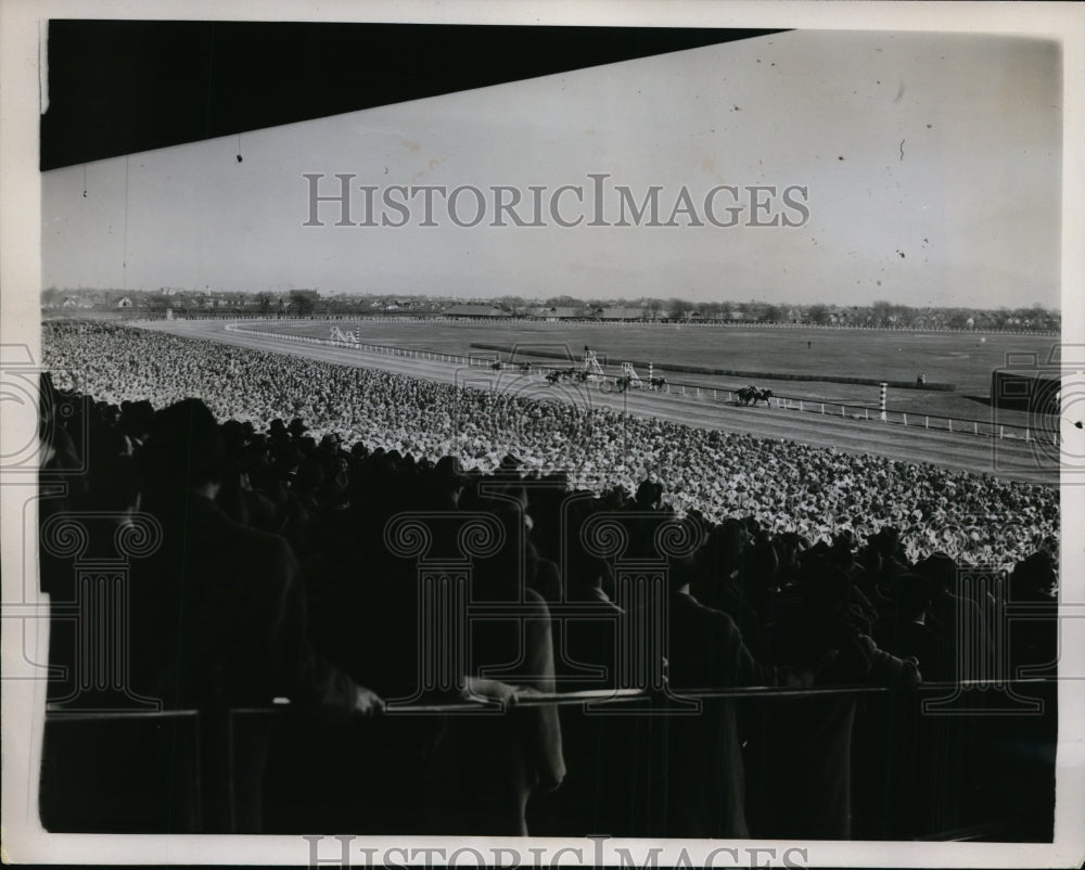 1941 Press Photo Legenda, Modern Age &amp; Bold Turk at Jamaica track NY - nes40788- Historic Images