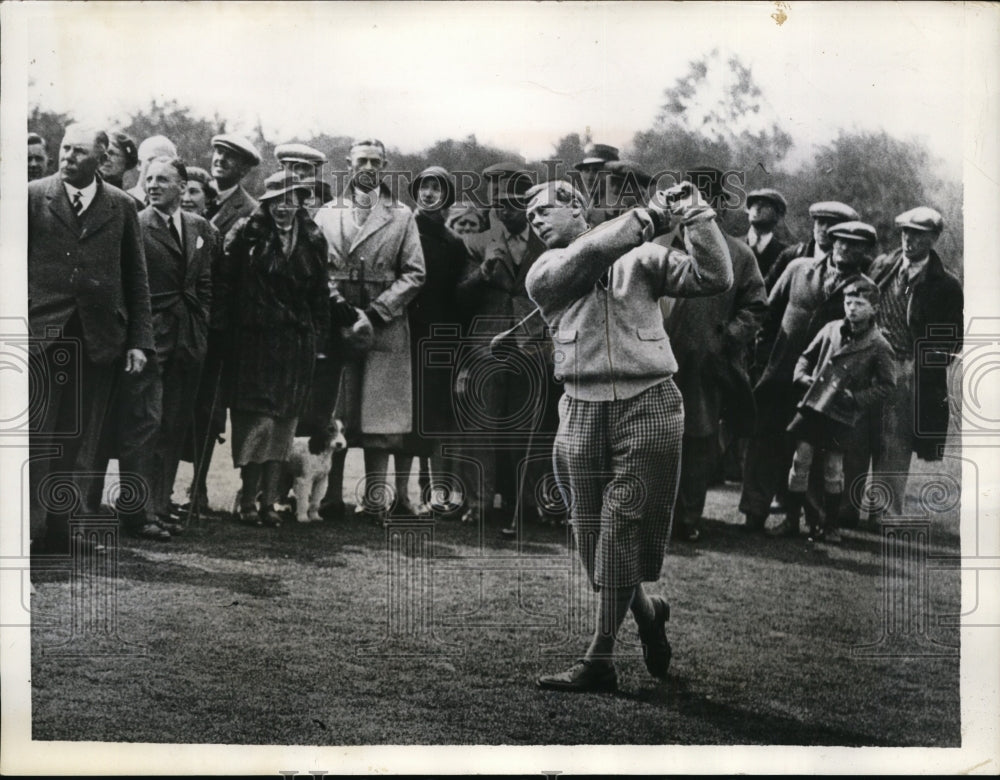 1936 Press Photo The Prince of Wales in Parliamentary Golf Handicap - nes40991- Historic Images