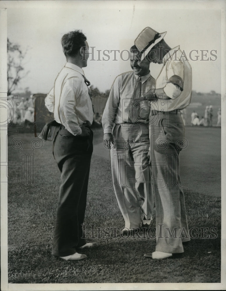 1933 Press Photo Johnny Goodman at National Amateur Golf at Cinncinati Ohio- Historic Images