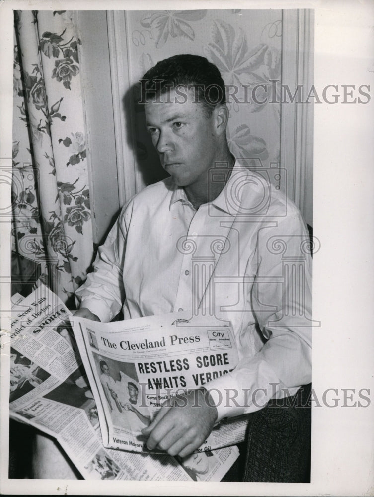 1957 Press Photo Gil McDougald of the New York Yankees - nes43974- Historic Images